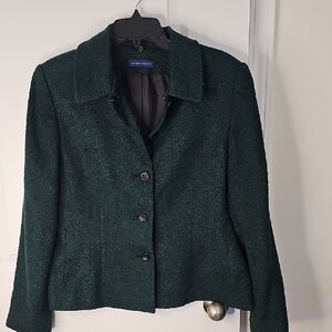 Karen Scott Women's Dark Green Blazer